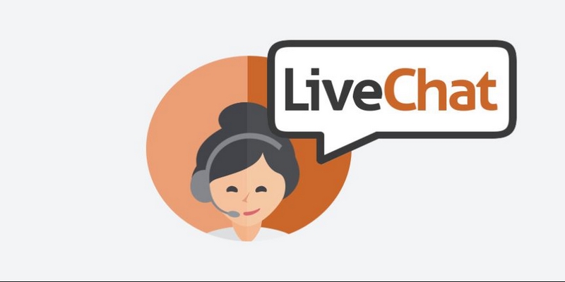 Liên lạc bằng Live chat rất tiện lợi Liên lạc bằng Live chat rất tiện lợi